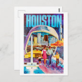 Carte Postale Vacances en famille à Houston, Texas (Devant / Derrière)