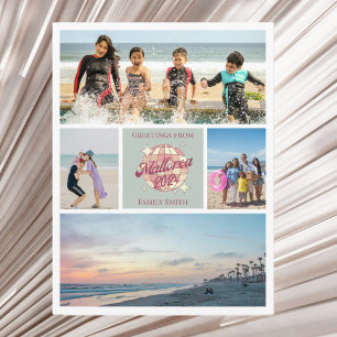 Carte Postale Vacances en famille à Majorque avec photo personna