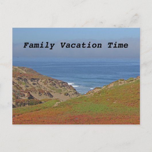 Carte Postale Vacances en famille Yearly Beach Trip Faire-part (Devant)