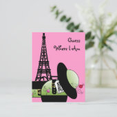Carte Postale Vacances en France (Debout devant)