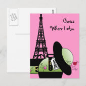 Carte Postale Vacances en France (Devant / Derrière)