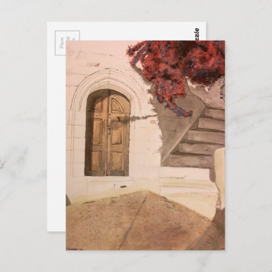 Carte Postale Vacances en Grèce (Devant / Derrière)