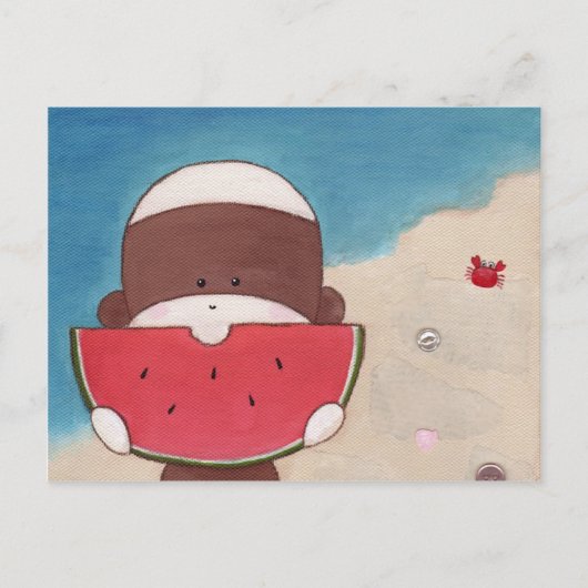 Carte postale Vacances été (Devant)