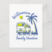 Carte Postale Vacances familiales personnalisées (Devant)