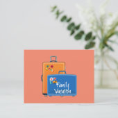 Carte postale Vacances famille (Debout devant)