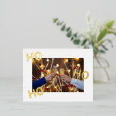 Carte postale vacances Foil, carte de Noël (Debout devant)