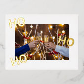 Carte postale vacances Foil, carte de Noël (Recto)