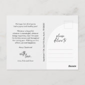 Carte Postale Vacances les plus heureuses, Photo de famille, Cad (Dos)