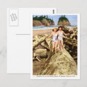 Carte Postale Vacances, Parc National Olympique, Vintage (Devant / Derrière)