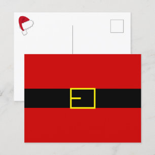 Carte postale vacances père Noël