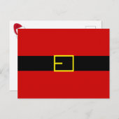 Carte postale vacances père Noël (Devant / Derrière)