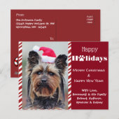 Carte Postale Vacances photo pour animaux de compagnie (Devant / Derrière)