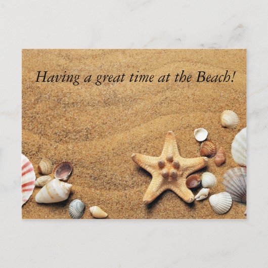 Carte Postale Vacances Plage (Devant)