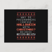 Carte Postale Vacances programmeur (Devant)