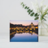 Carte Postale Vacances romantiques en Rome, Italie (Debout devant)