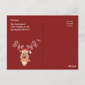 Carte Postale Vacances Sa-weet personnalisées (Dos)