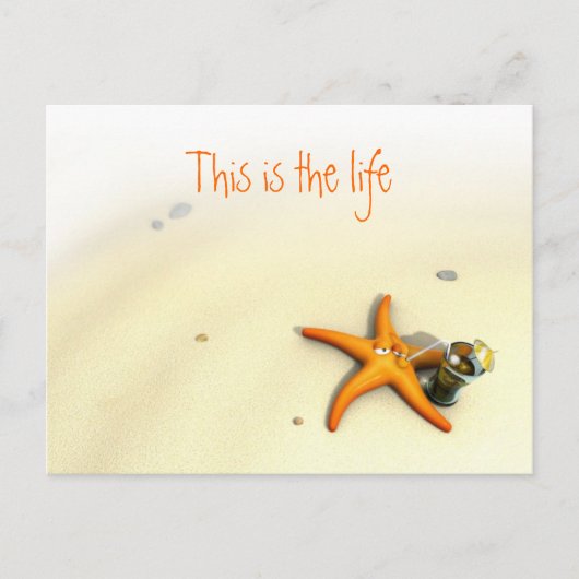 Carte Postale Vacances Starfish (Devant)
