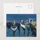 Carte Postale Vacances sur l'Hudson | George Luks (Devant / Derrière)