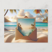 Carte Postale Vacances sur l'île tropicale (Devant)