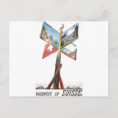 Carte Postale Vacances vintages en Suisse (Devant)