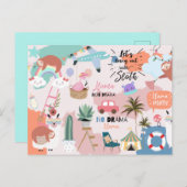 Carte Postale Vacances/Voyages (Devant / Derrière)