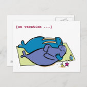 Carte Postale Vacances Walrus, [en vacances ...] (Devant / Derrière)