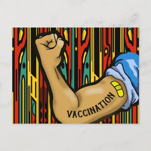 Carte Postale VACCINATION et COVID par Slipperywindow (Devant)