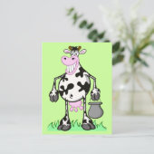 Carte Postale vache (Debout devant)