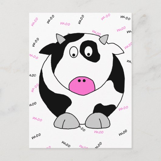 Carte Postale Vache (Devant)