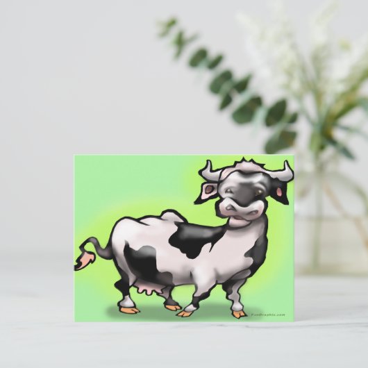 Carte Postale Vache (Debout devant)