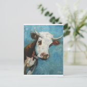 Carte Postale vache 19 (Debout devant)