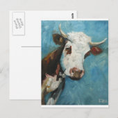 Carte Postale vache 19 (Devant / Derrière)