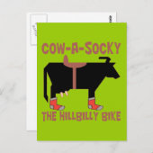 Carte Postale Vache A Socky (Devant / Derrière)