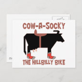 Carte Postale Vache A Socky (Devant / Derrière)