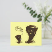 Carte Postale Vache à witth d'enfant de tornade (Debout devant)