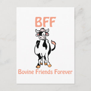 Carte postale Vache BFF