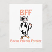 Carte postale Vache BFF (Devant)
