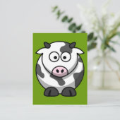 Carte Postale Vache caricaturale (Debout devant)
