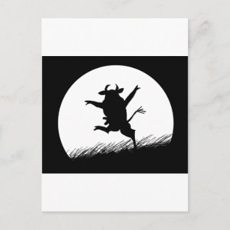 Carte Postale Vache dansante