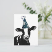 Carte Postale Vache de fête - Fête de style laitier (Debout devant)