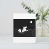 Carte Postale Vache de minuit (Debout devant)