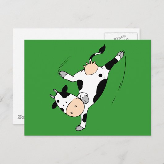 Carte Postale Vache en rupture (mooviestars) (Devant / Derrière)