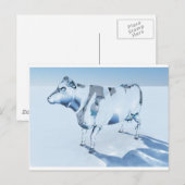 Carte Postale Vache en verre (Devant / Derrière)