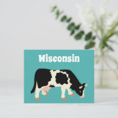 Carte Postale Vache laitière du Wisconsin (Debout devant)