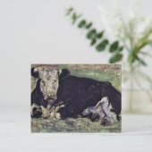 Carte Postale Vache Lie De Vincent Van Gogh (Debout devant)