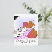 Carte Postale Vache Mad En Thérapie Drôle Cadeaux Et Objets de c (Debout devant)