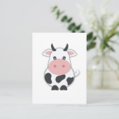 Carte Postale Vache moo mignonne (Debout devant)