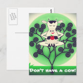 Carte Postale Vache mûre (Devant / Derrière)