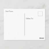 Carte Postale Vache mûre sous arbre (Dos)