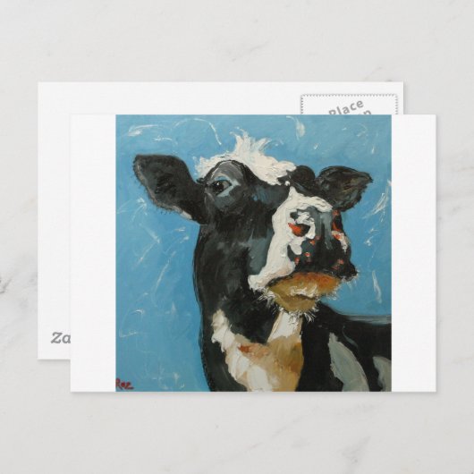 Carte Postale Vache n° 191 (Devant / Derrière)